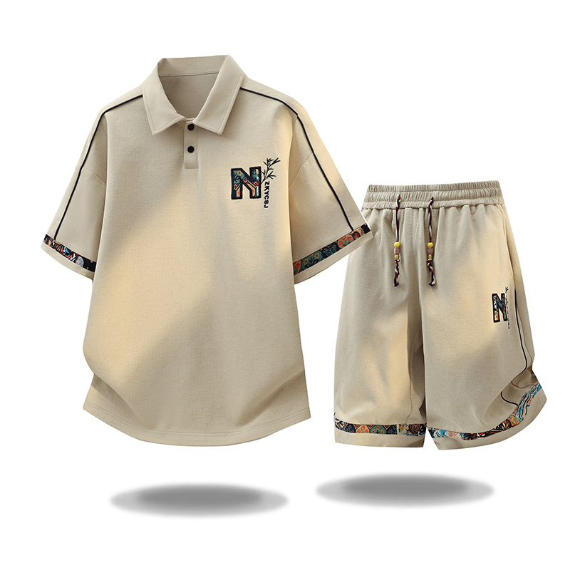 Embroidery Tshirt - Nowy letni modny zestaw: sportowy T-shirt