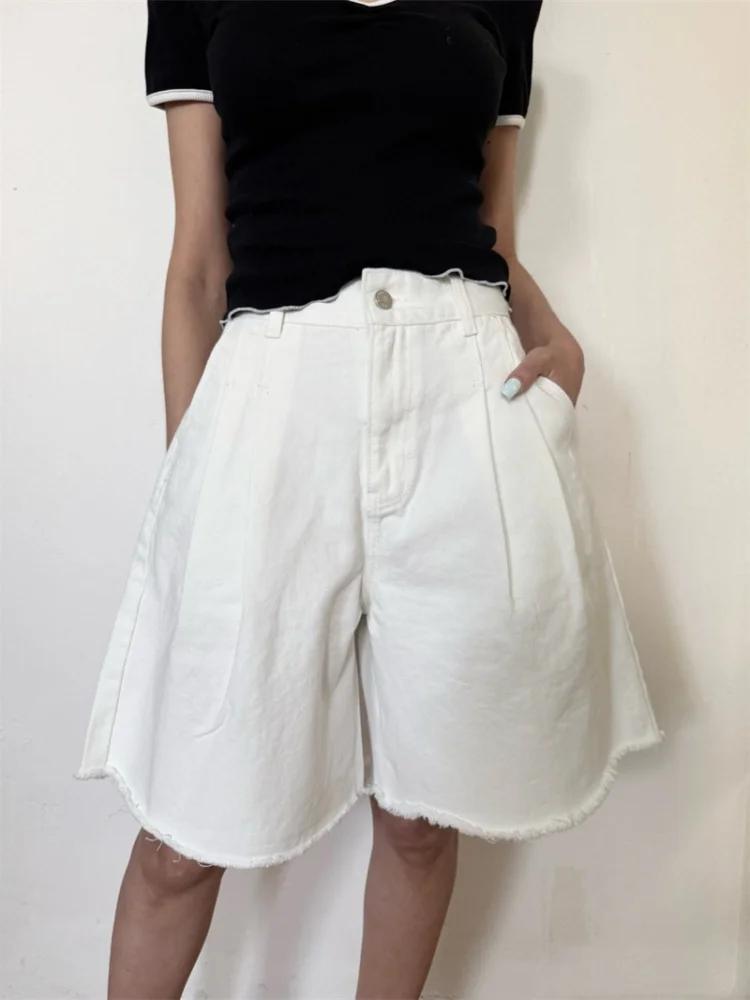 Embroidery Jeans - Spodnie jeansowe damskie Y2K 2026, plisowane,