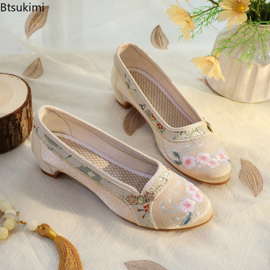 Embroidery Shoes - Nowe damskie buty 2026, etniczne, haftowane,