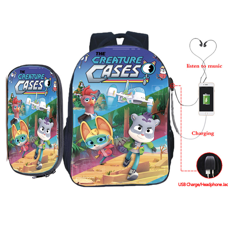 Embroidery Backpack Kit - 2 sztuki plecaków szkolnych z motywem