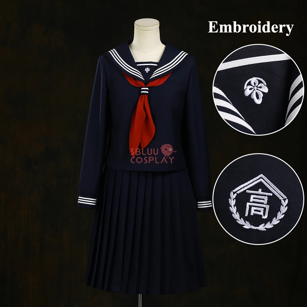 Embroidery Dress - Kostium Cosplay SBluuCosplay Shimizu Hinako, haftowany