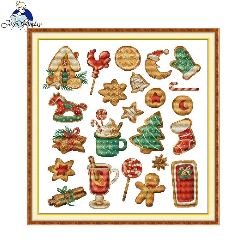 Embroidery Xmas Ornaments - Zestaw do haftu krzyżykowego Galeria zdjęć