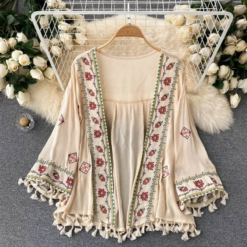 Letnia koszula damska Bohemian – Embroidery Cardigan recenzja i cena