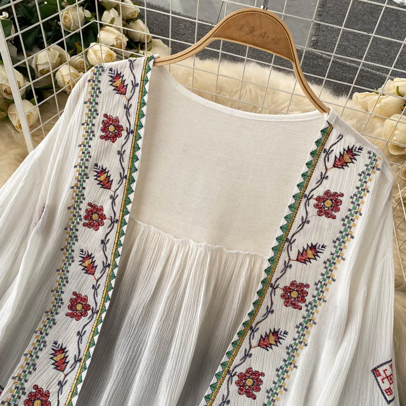 Letnia koszula damska Bohemian – Embroidery Cardigan recenzja i cena