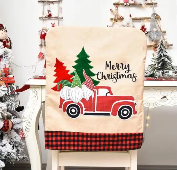 4/6/8szt Świąteczny pokrowiec  – Embroidery Xmas Tree recenzja i cena