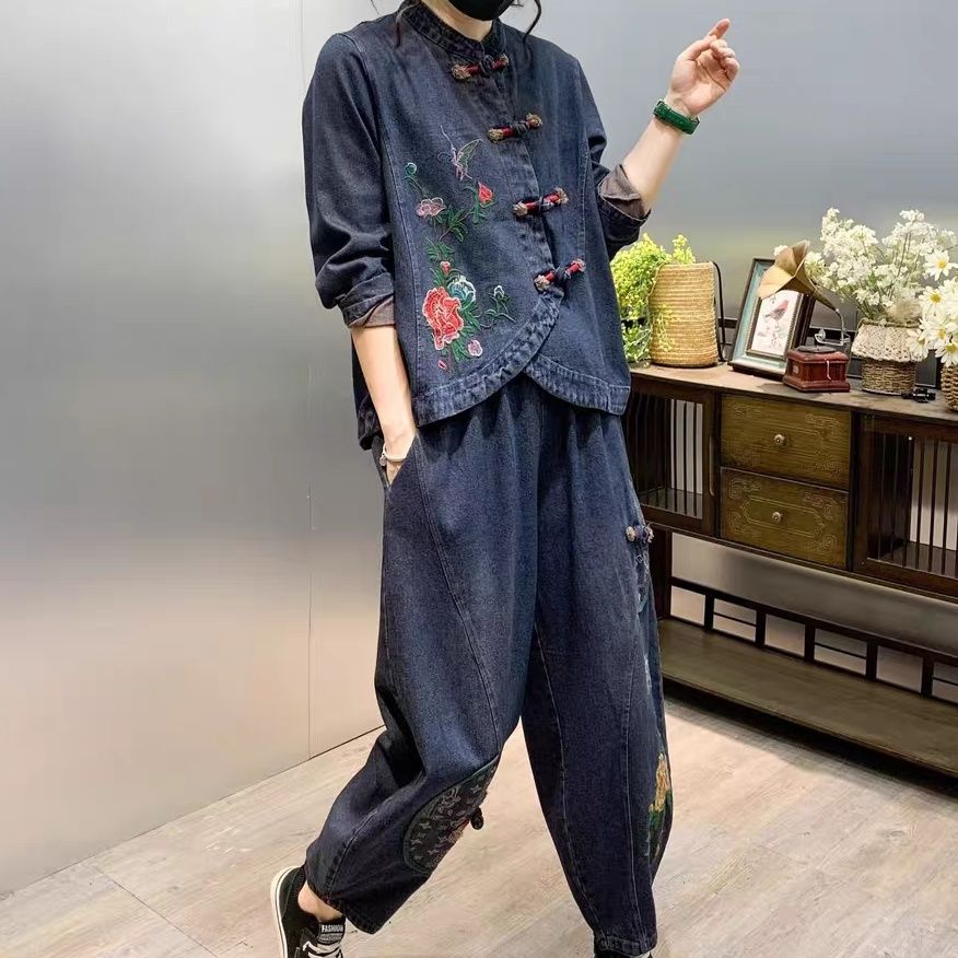 Guzik w stylu vintage luźny ha – Embroidery On Jeans recenzja i cena