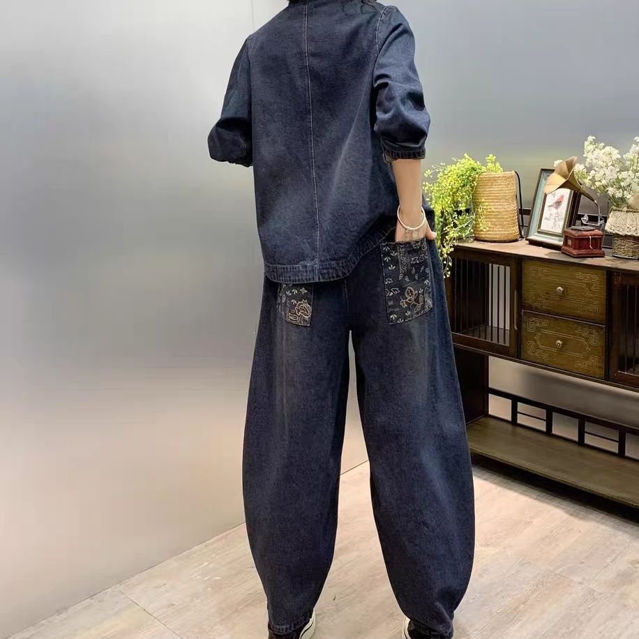 Guzik w stylu vintage luźny ha – Embroidery On Jeans recenzja i cena