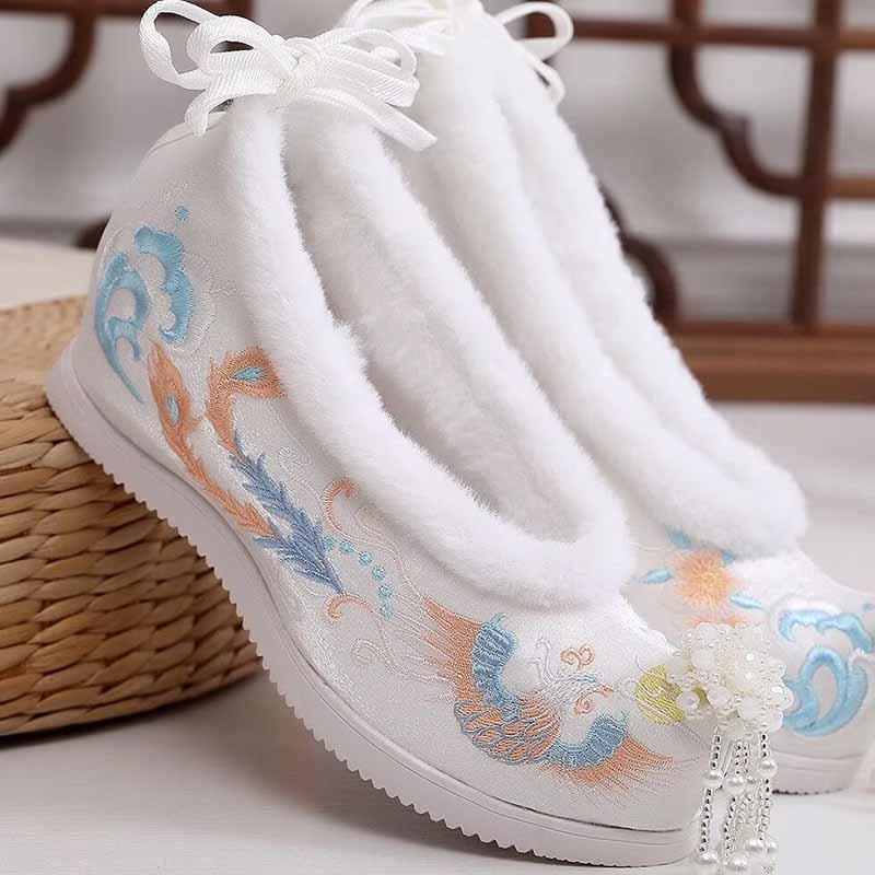 Zimowe buty Hanfu damskie, chi – Embroidery Shoes recenzja i cena