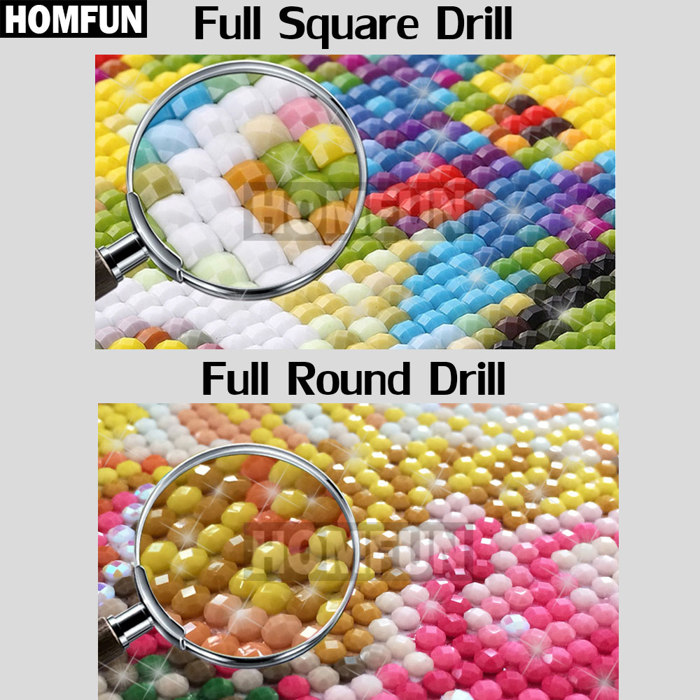 HOMFUN AB 5D DIY diamentowe ma – Embroidery Daisy recenzja i cena