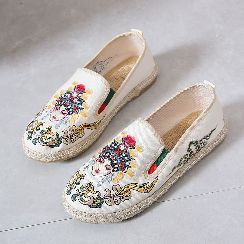 Damskie płaskie buty z haftowa – Embroidery Shoes recenzja i cena