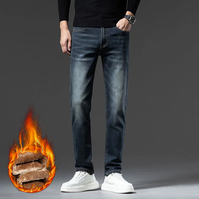 Nowe zimowe męskie jeansy z po – Embroidery On Jeans recenzja i cena