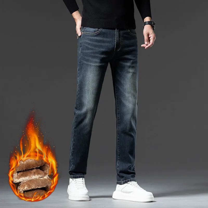 Nowe zimowe męskie jeansy z po – Embroidery On Jeans recenzja i cena