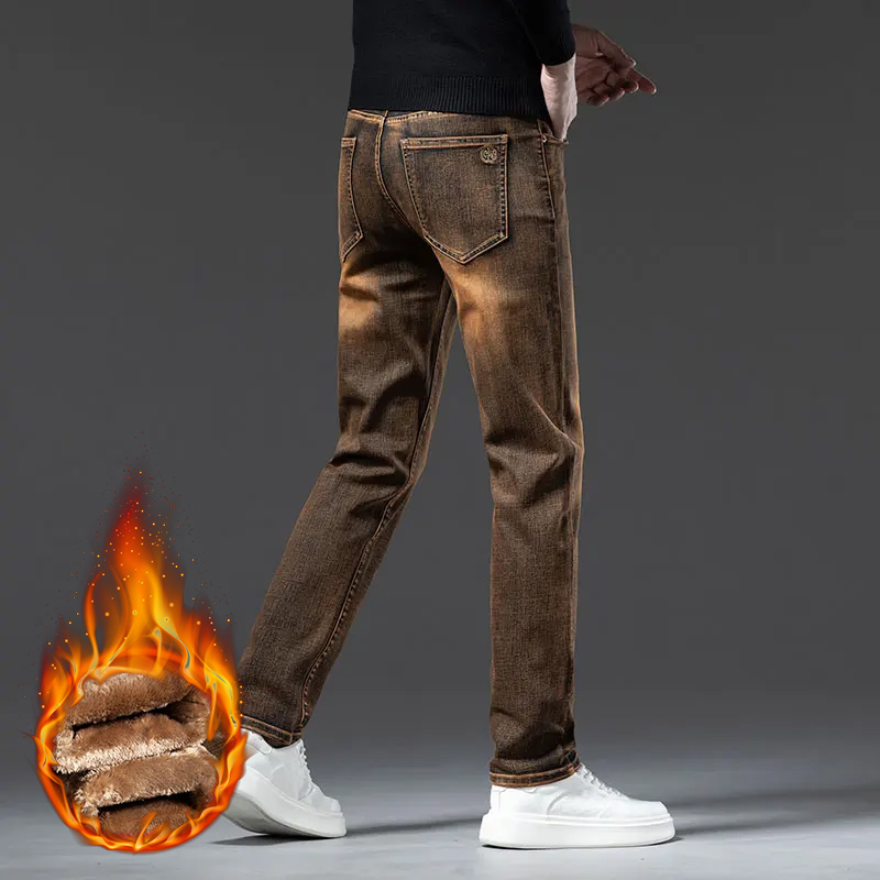 Nowe zimowe męskie jeansy z po – Embroidery On Jeans recenzja i cena