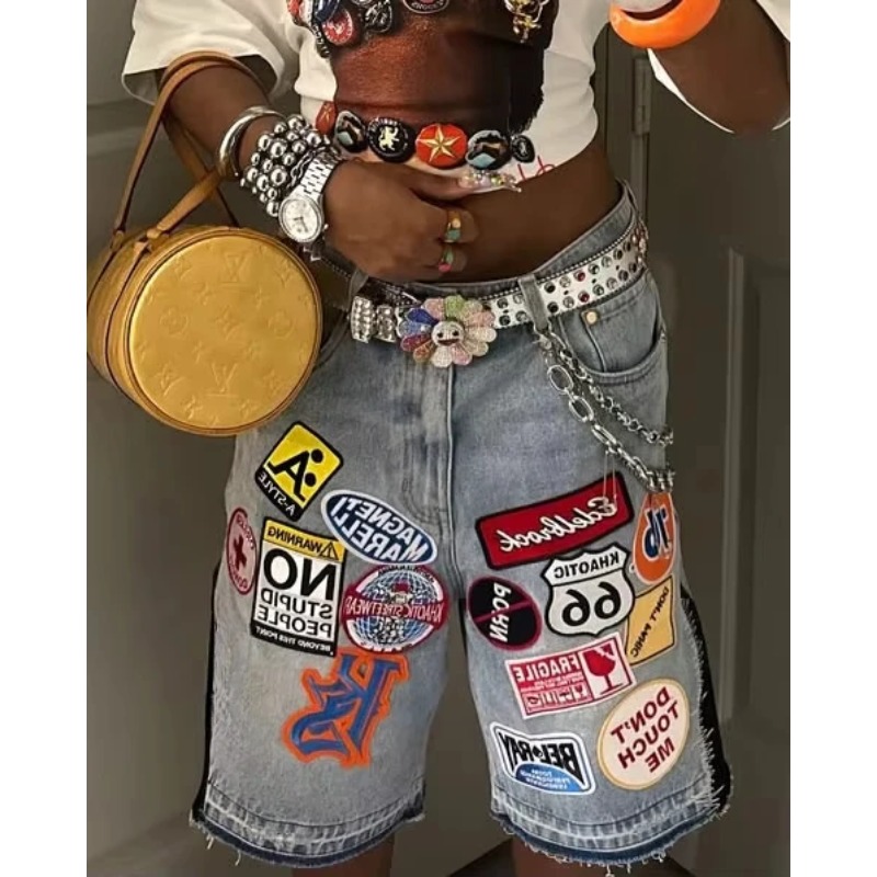 Amerykańskie szorty jeansowe w – Embroidery On Jeans recenzja i cena
