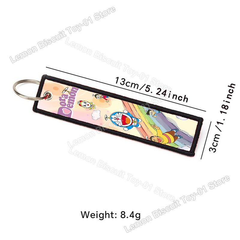Breloczki z serii Doraemon, ha – Embroidery Keychain recenzja i cena