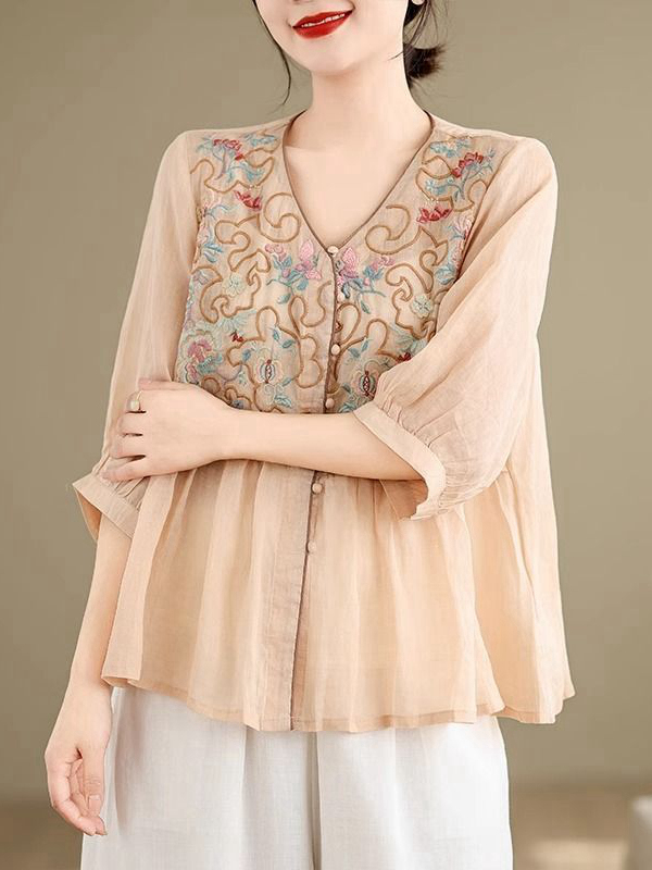 Letnia nowa, bogato haftowana, – Embroidery Cardigan recenzja i cena