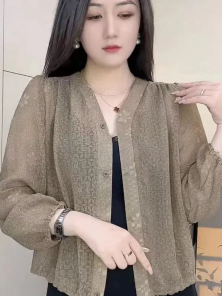 Modny kardigan z długim rękawe – Embroidery Cardigan recenzja i cena