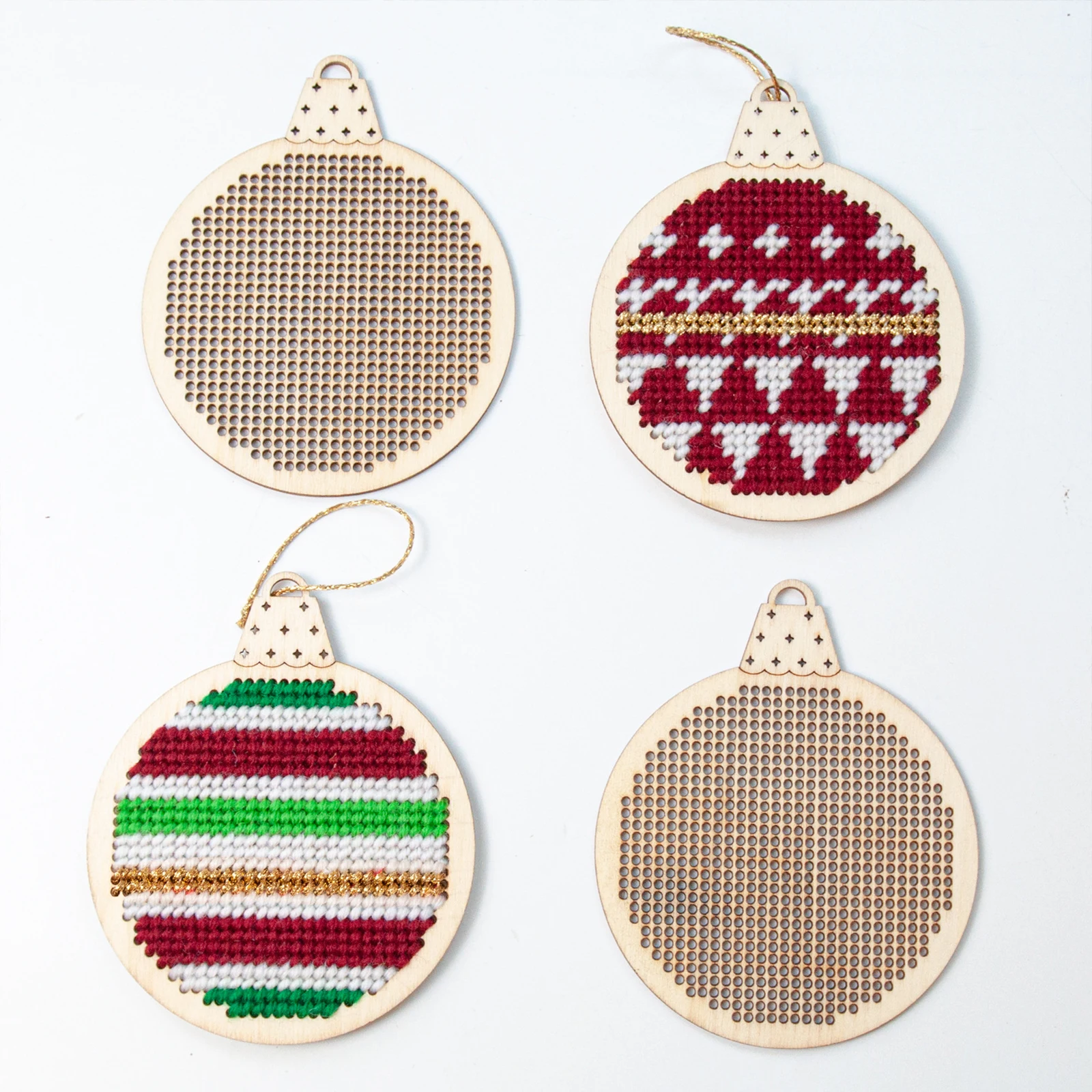 12 szt. Świąteczne drewniane z – Embroidery Xmas Tree recenzja i cena