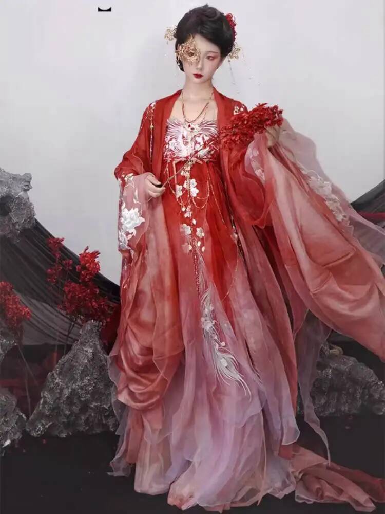 Kobiety w Hanfu, bogato haftow – Embroidery Dress recenzja i cena