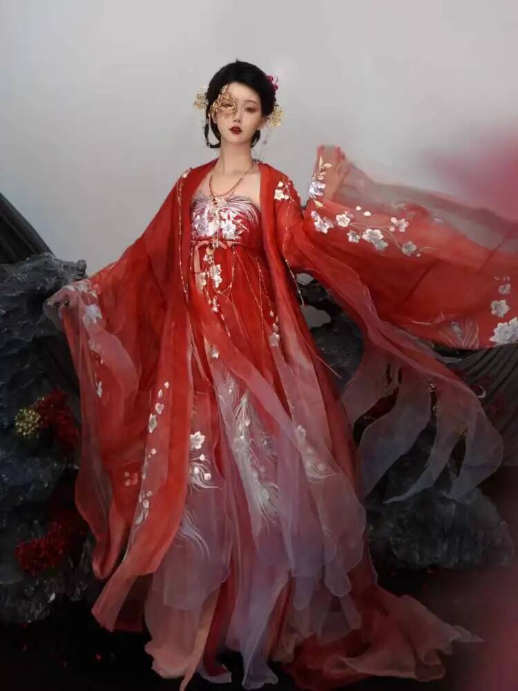 Kobiety w Hanfu, bogato haftow – Embroidery Dress recenzja i cena
