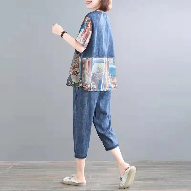 5XL Letnie zestawy jeansowe dl – Embroidery Jeans recenzja i cena