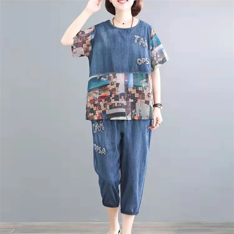 5XL Letnie zestawy jeansowe dl – Embroidery Jeans recenzja i cena