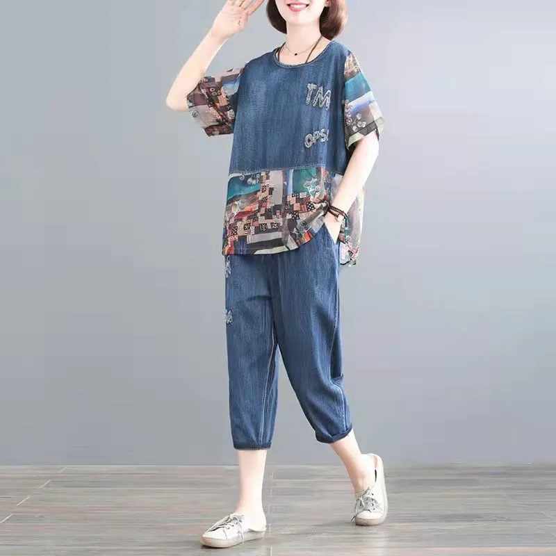 5XL Letnie zestawy jeansowe dl – Embroidery Jeans recenzja i cena