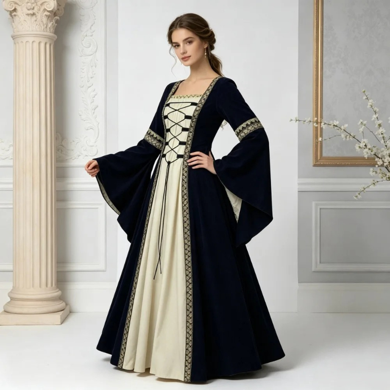 Stylowa europejska sukienka w  – Embroidery Dress recenzja i cena