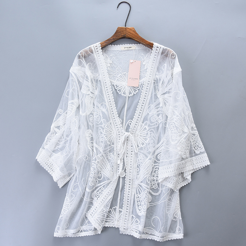 Letni dorywczo słodki nadmorsk – Embroidery Cardigan recenzja i cena