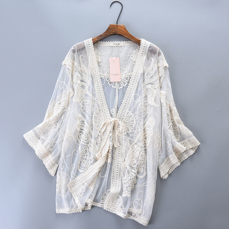 Letni dorywczo słodki nadmorsk – Embroidery Cardigan recenzja i cena