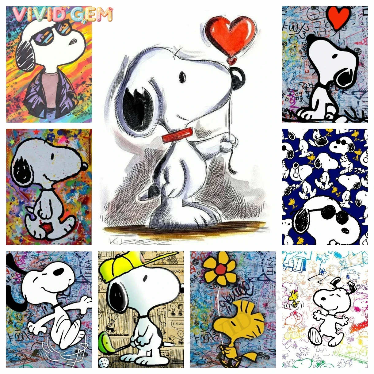 VIVID GEM Kawaii Graffiti Snoo – Embroidery Pattern recenzja i cena