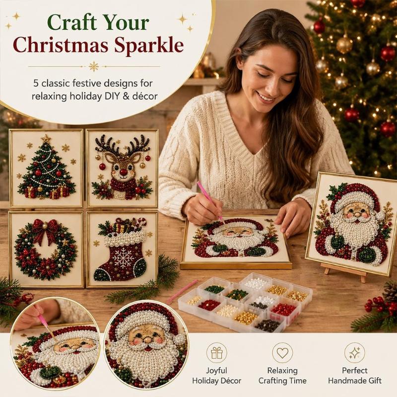 Zestaw do haftu koralikami DIY – Embroidery Xmas Ornaments recenzja i cena