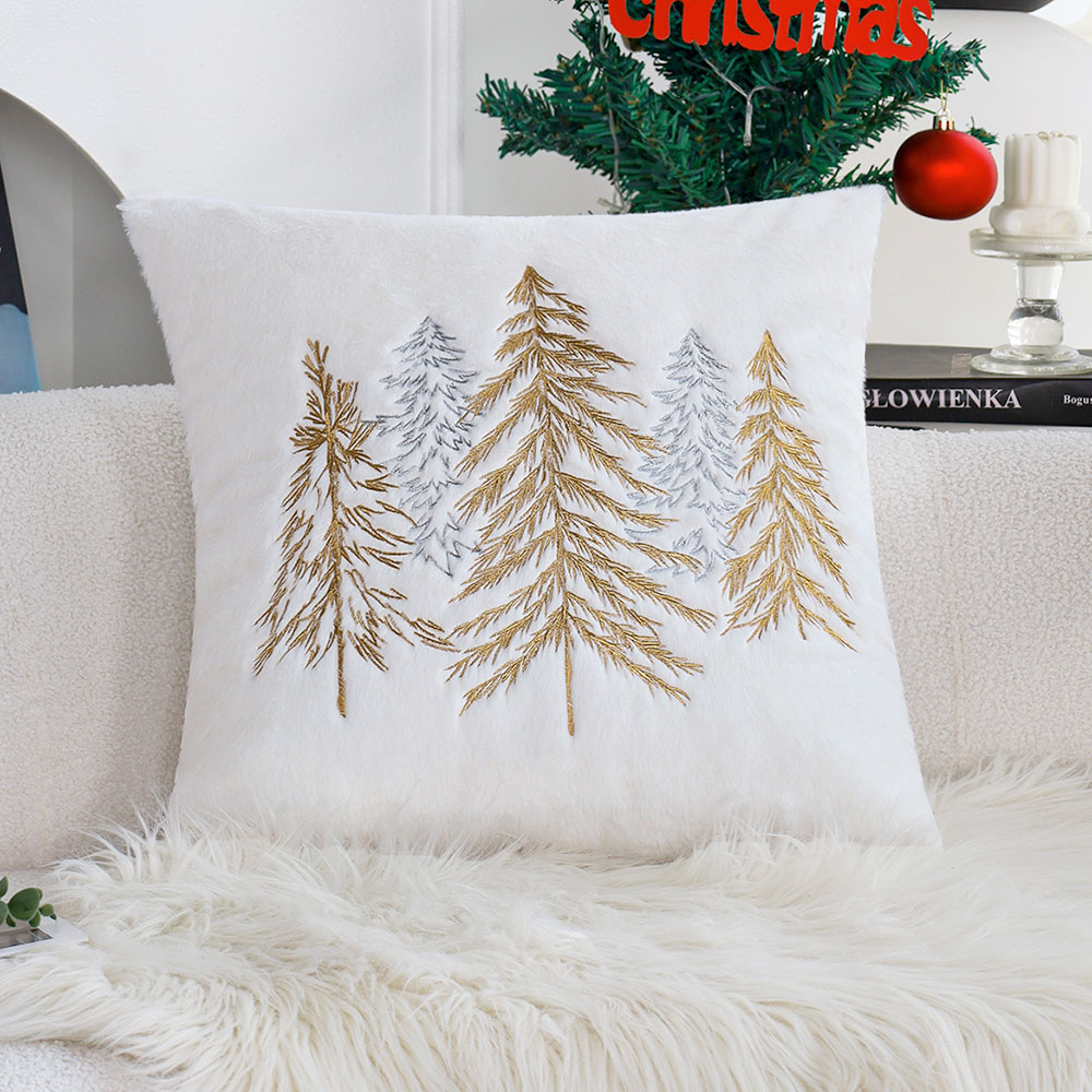 Poszewka na poduszkę z imitacj – Embroidery Xmas Tree recenzja i cena