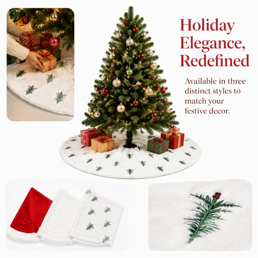 Akcesorium świąteczne: Spódnic – Embroidery Xmas Tree recenzja i cena