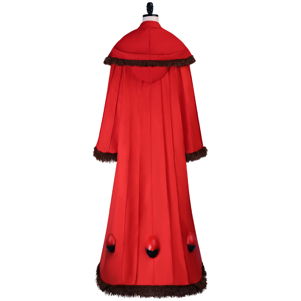 Damski retro czerwony szlafrok – Embroidery Dress recenzja i cena