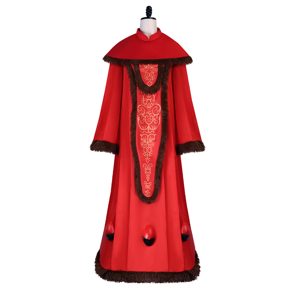 Damski retro czerwony szlafrok – Embroidery Dress recenzja i cena