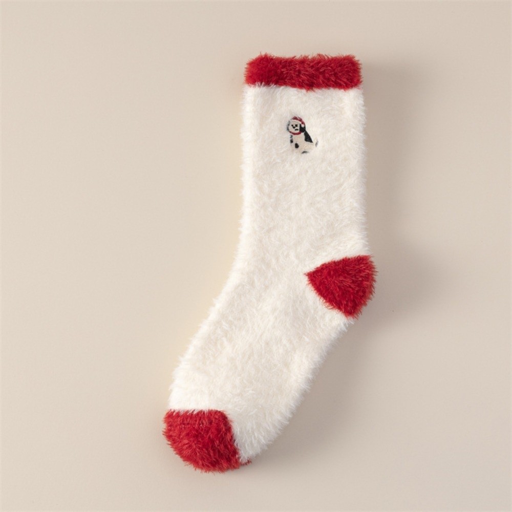 Skarpety termiczne na Boże Nar – Embroidery Xmas Tree recenzja i cena